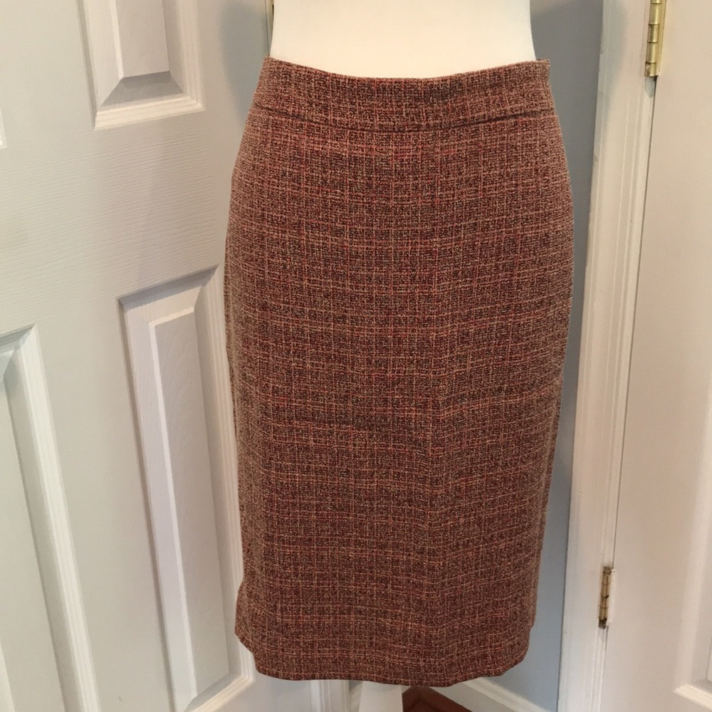 Anne Klein Tweed Pencil Skirt